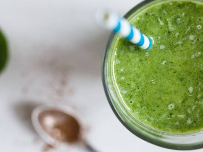 Un mes de jugo verde para un vientre plano