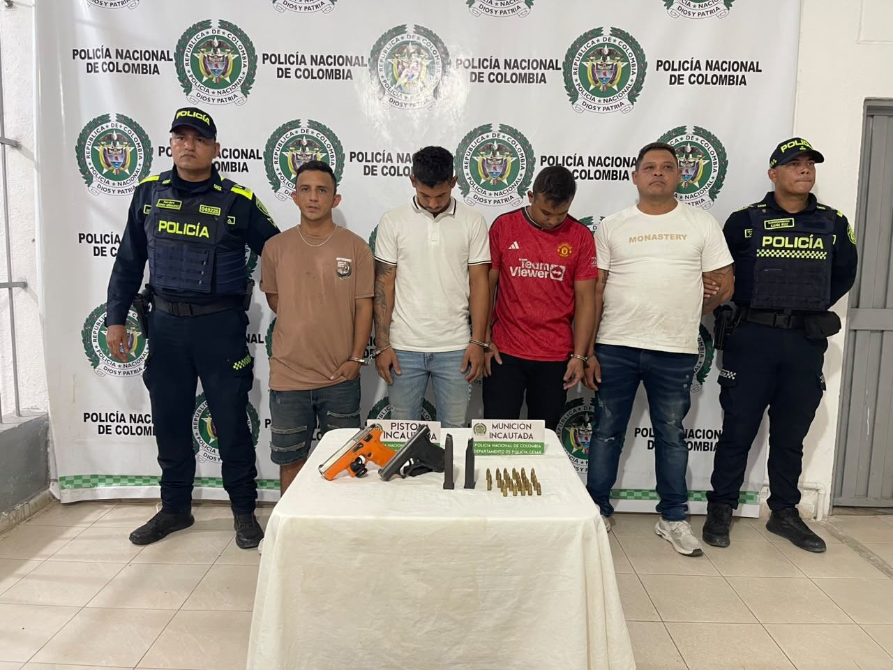 Capturan a alias ‘Messi’, señalado quinto cabecilla de las ACSN en Magdalena. Foto: Policia del Magdalena