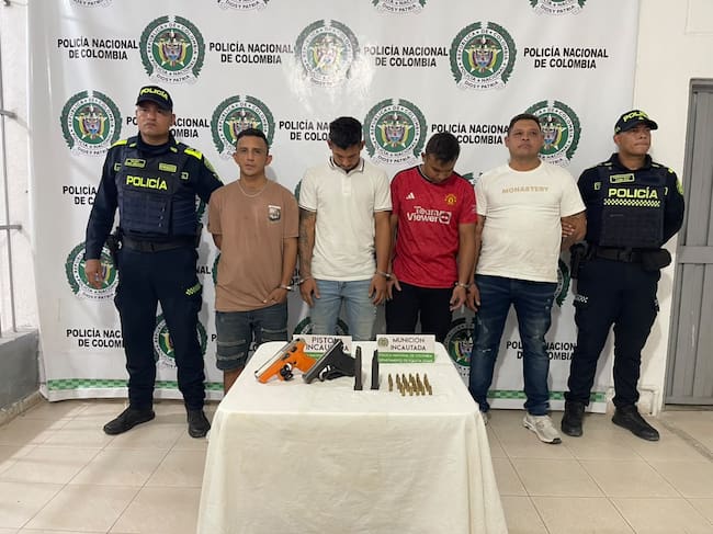 Capturan a alias ‘Messi’, señalado quinto cabecilla de las ACSN en Magdalena. Foto: Policia del Magdalena