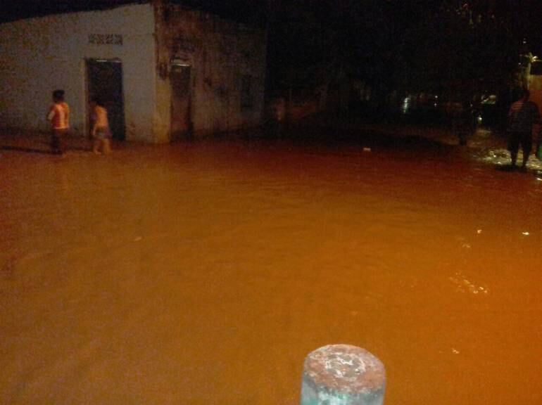 Así está el municipio de El Reten, Magdalena. Fotografía de Bomberos de Santa Marta, que está en esa localidad auxiliando a la comunidad.