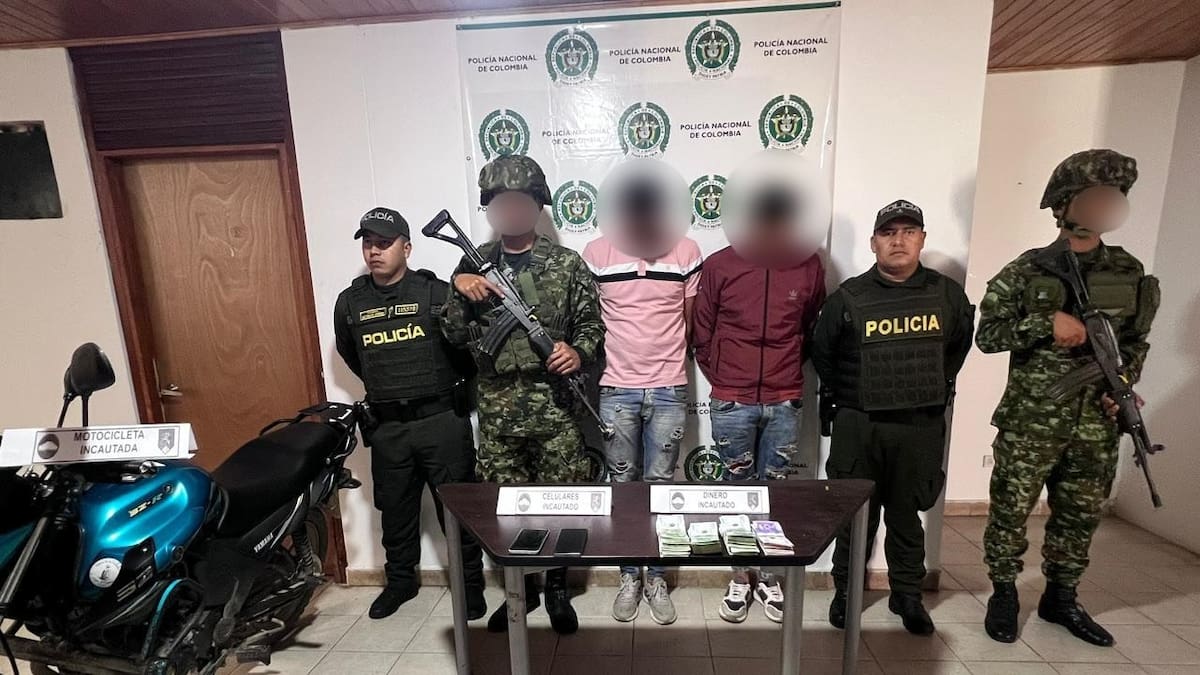 Caen dos presuntos extorsionistas de las disidencias de Calarcá en el suroriente del Tolima