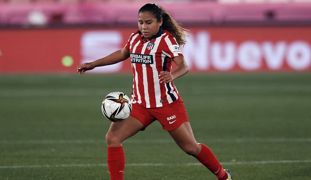 Leicy Santos venía de marcar un gol en el triunfo de su equipo 3-0 sobre el Sevilla.