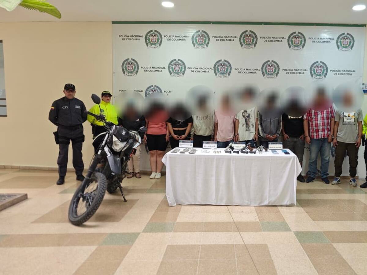 En Quindío, desarticulan banda delincuencial responsable de nueve homicidios en Armenia y La Tebaida