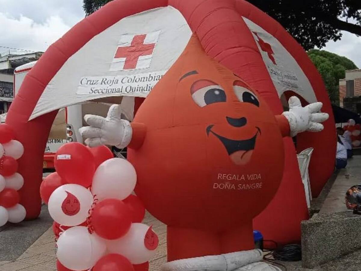 Banco de Sangre de Cruz Roja en Quindío capta 50% de la demanda requerida