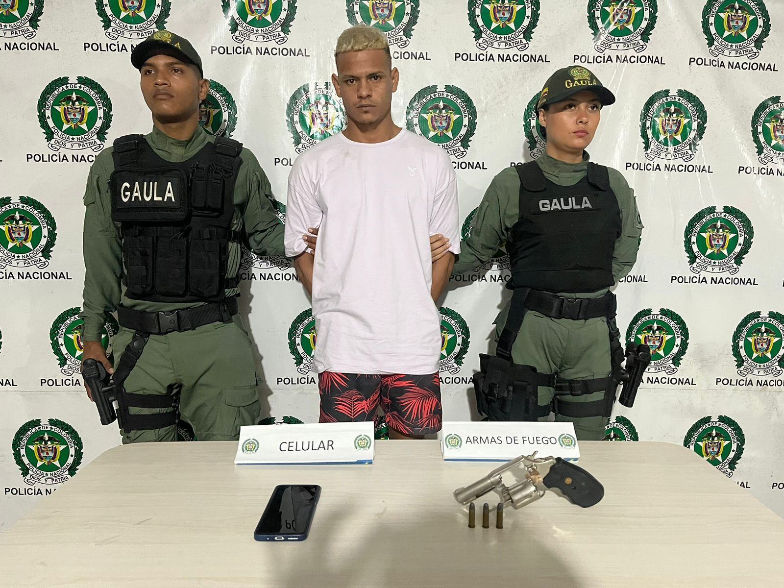 Capturado por extorsión en Barranquilla./ Foto: Policía Metropolitana de Barranquilla