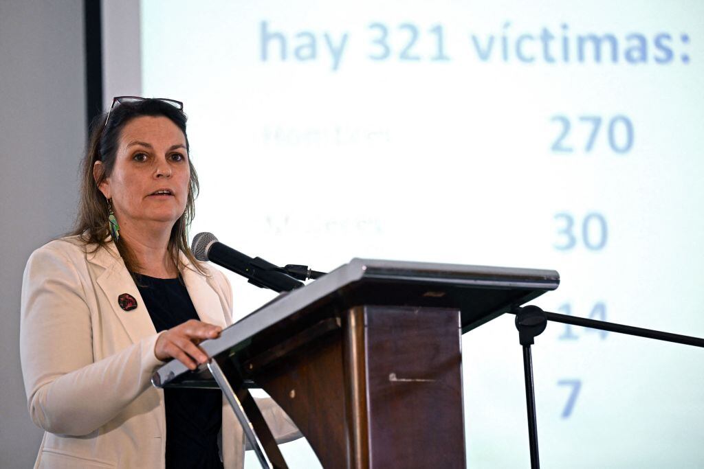 Juliette de Rivero, (Photo by Raul ARBOLEDA / AFP) (Photo by RAUL ARBOLEDA/AFP via Getty Images)