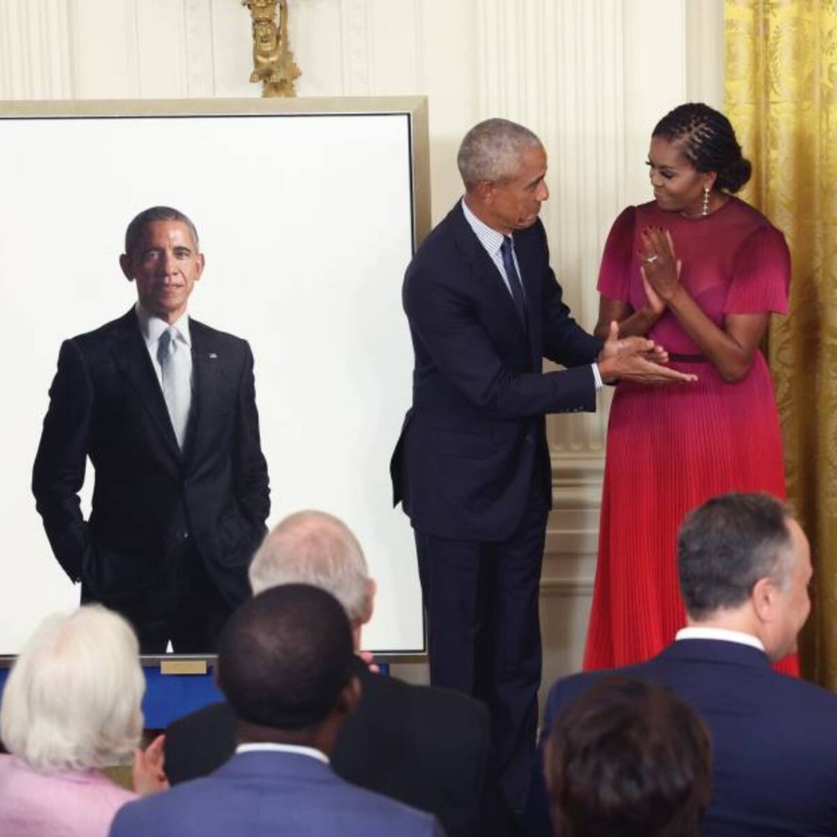 Revelan los retratos oficiales de los Obama que se colgarán en la Casa Blanca