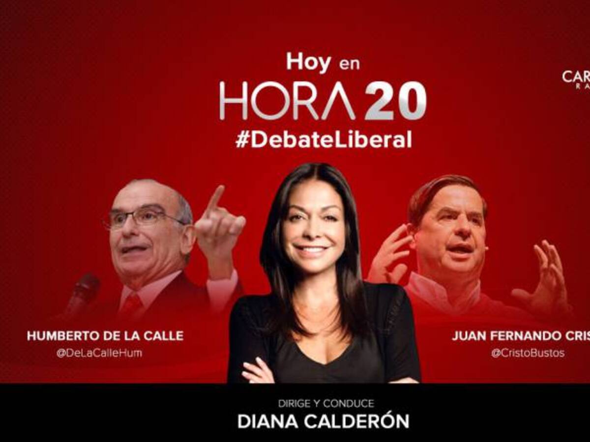 Hora 20 debate con los precandidatos liberales