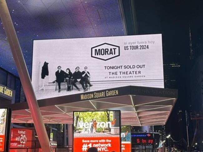 Sold Out de MORAT en el Madison Square Garden