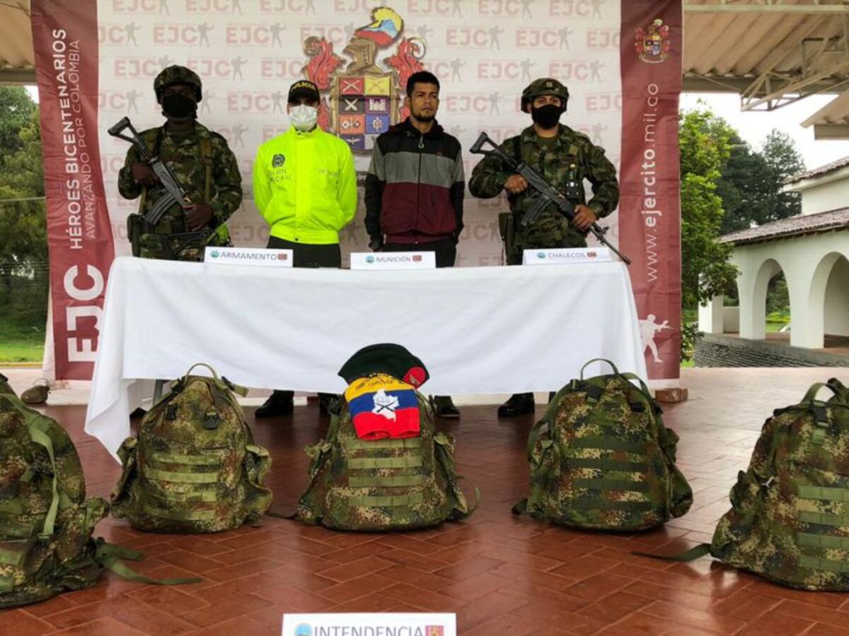 En combates el Ejército Nacional capturó en el Cauca a disidente armado