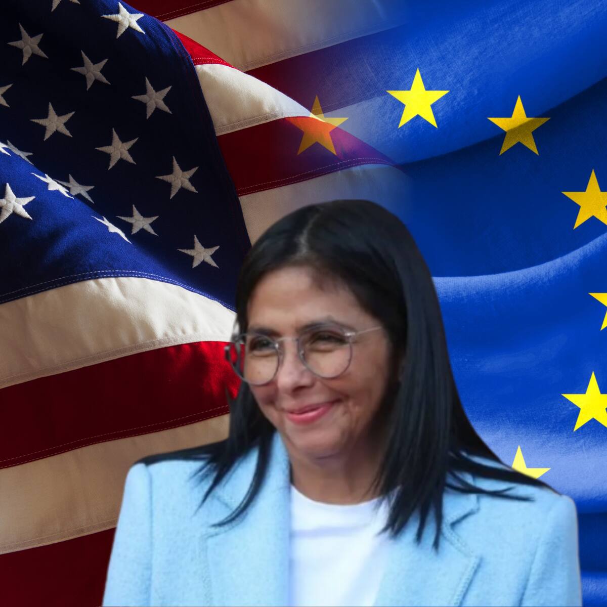 Delcy Rodríguez pide no temer a una Venezuela sin sanciones