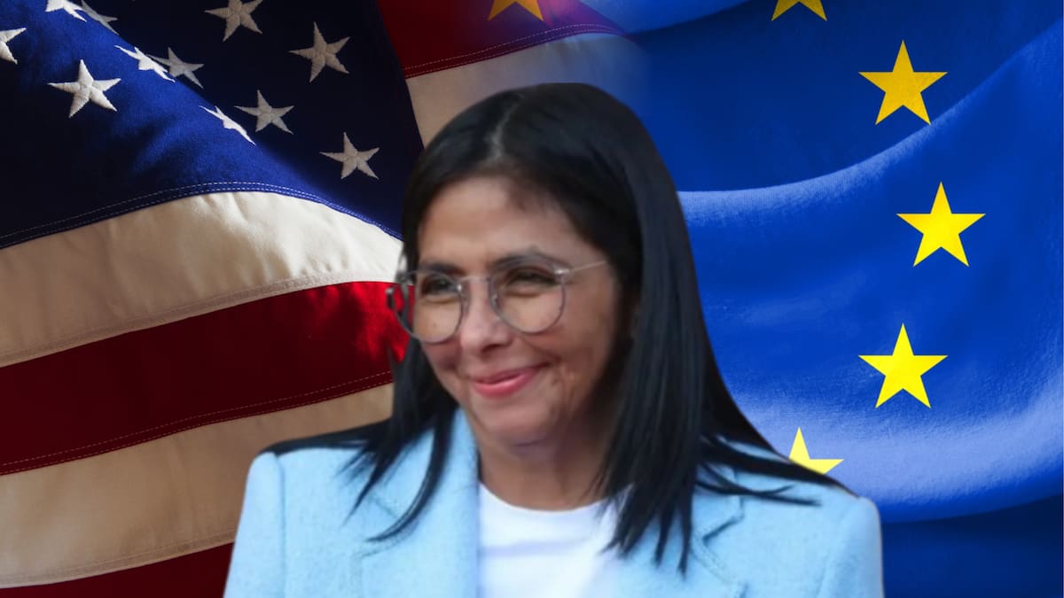 Delcy Rodríguez pide no temer a una Venezuela sin sanciones