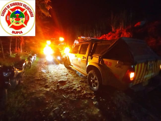 Crédito: Bomberos Supía, Caldas.