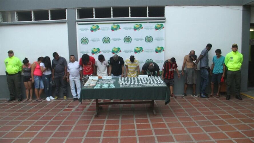 En Cali desarticulan banda “Los del sur” dedicada al tráfico de estupefacientes. Foto: Colprensa
