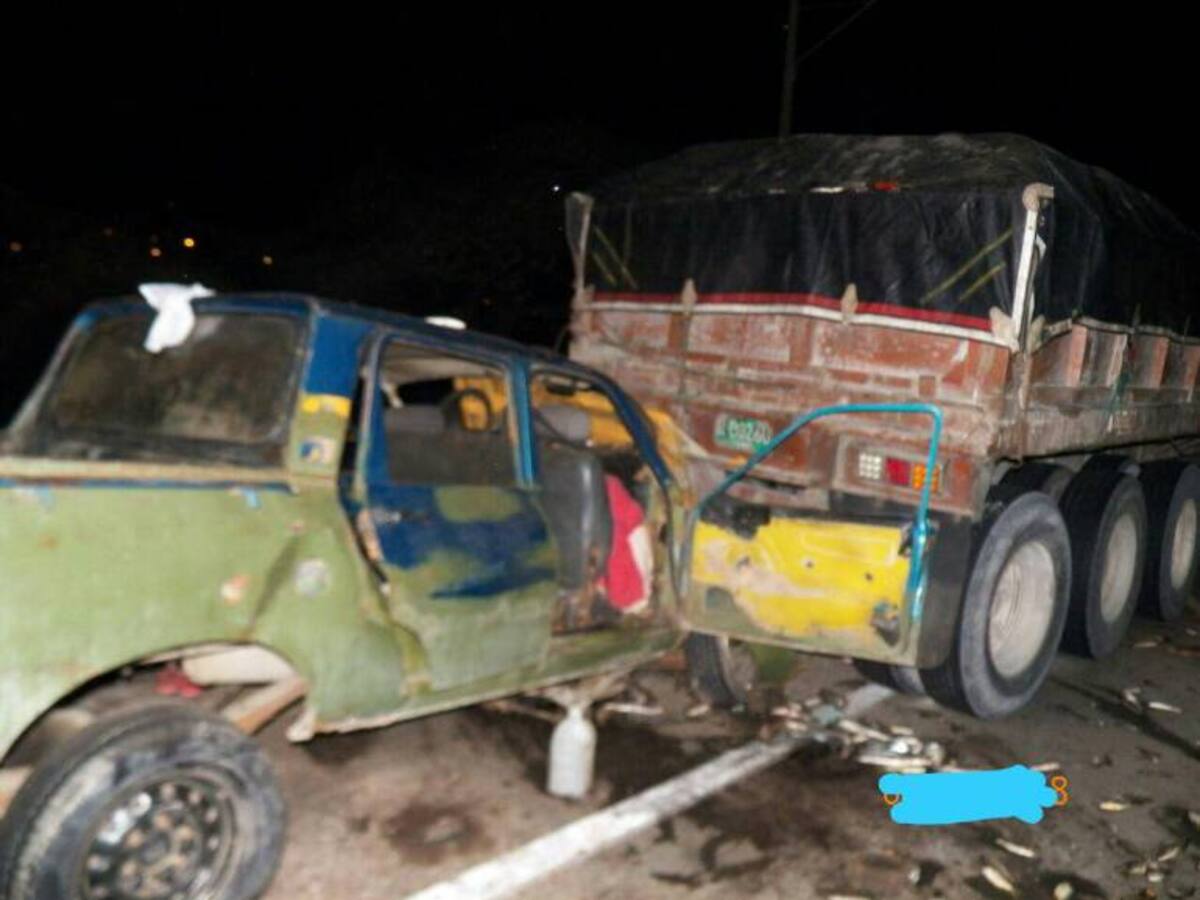 Un muerto y cinco heridos en accidente vial entre Ciénaga – Barranquilla