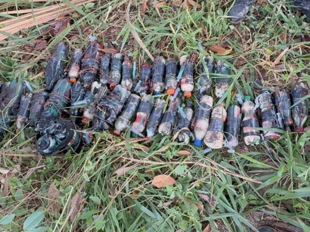 Ejército destruyó 40 minas antipersonal en el Cañón del Micay en Cauca