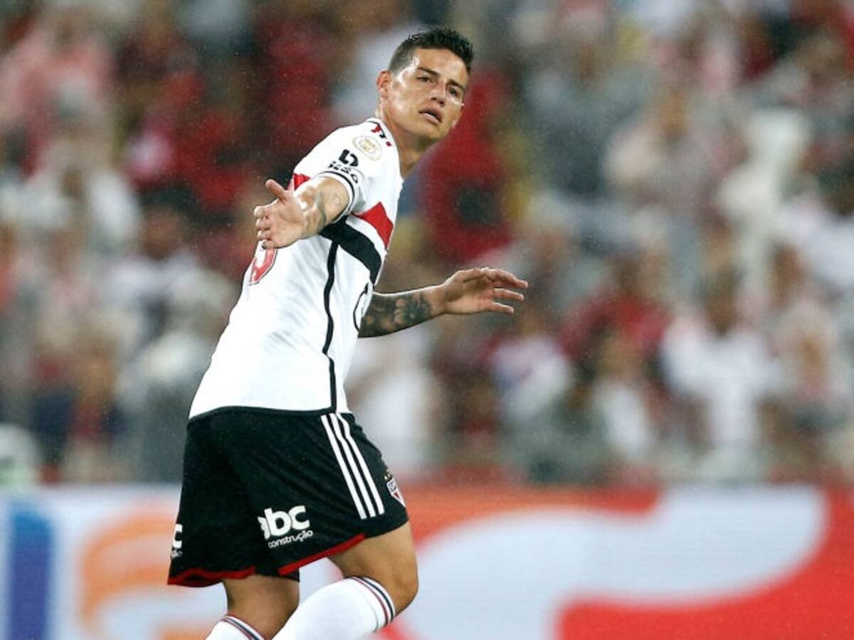 ¿Cuándo vuelve a jugar James Rodríguez con Sao Paulo?