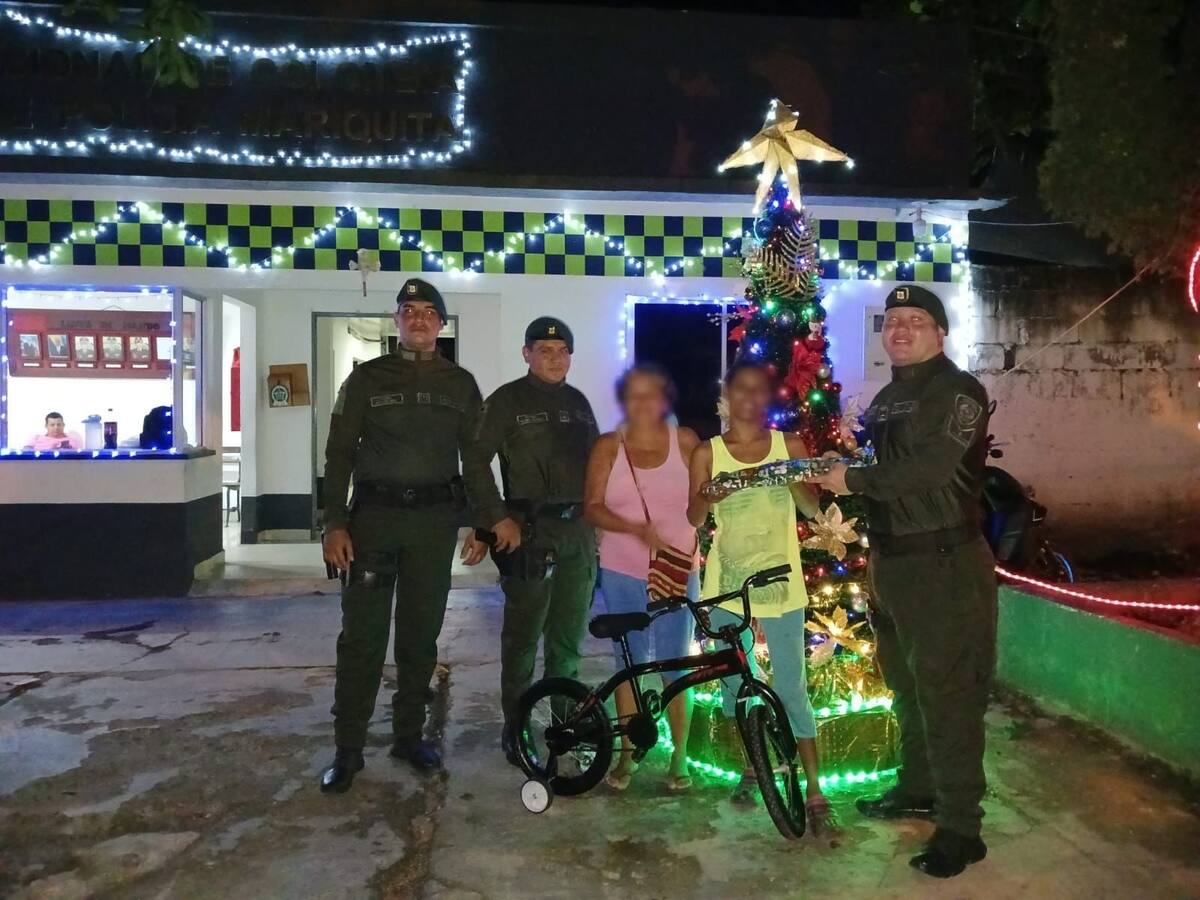 Una navidad diferente para un niño en Mariquita, Tolima