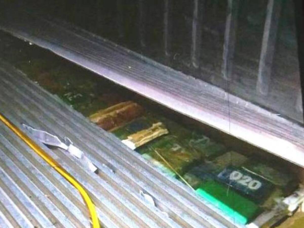 Incautación de más de 600 kilos de cocaína en puerto de Cartagena