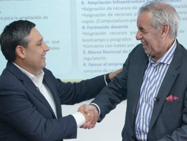 Mauricio Lizcano y Jorge Eduardo Londoño