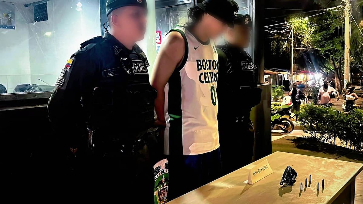 Detenido sospechoso con un revolver en el barrio Olaya Herrera de Cartagena