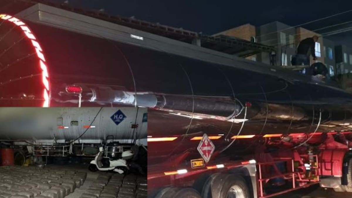 En un camión cisterna fueron encontradas dos toneladas de marihuana listas para entrar a Bogotá