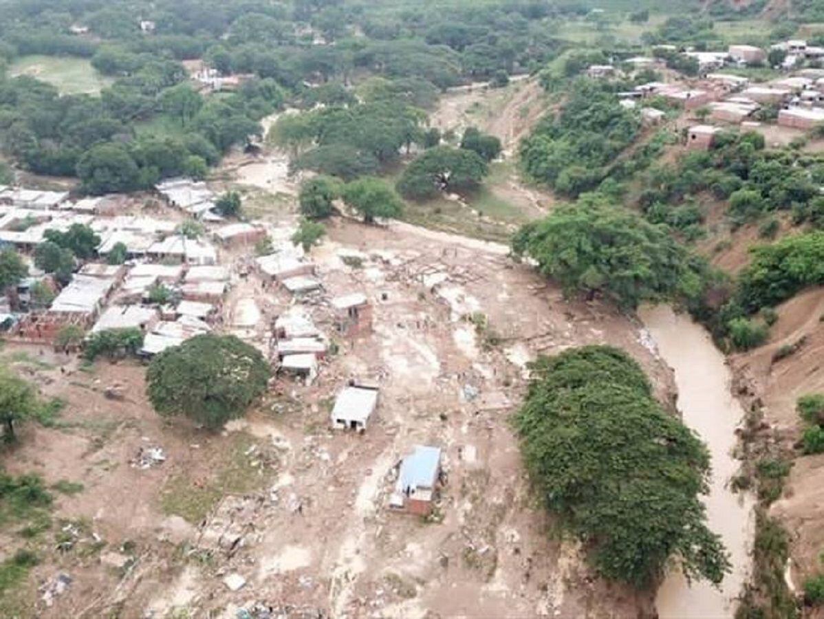 Damnificados por la temporada invernal.