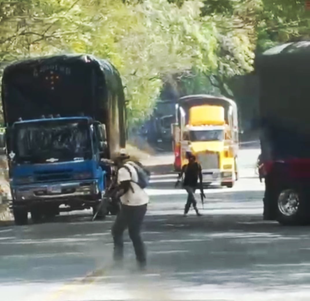 Nuevo retén ilegal en la vía Panamericana