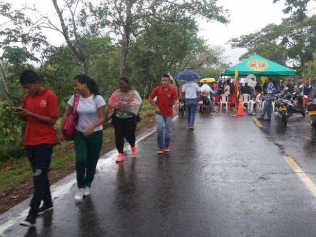 Arauca incomunicada por protesta de estudiantes