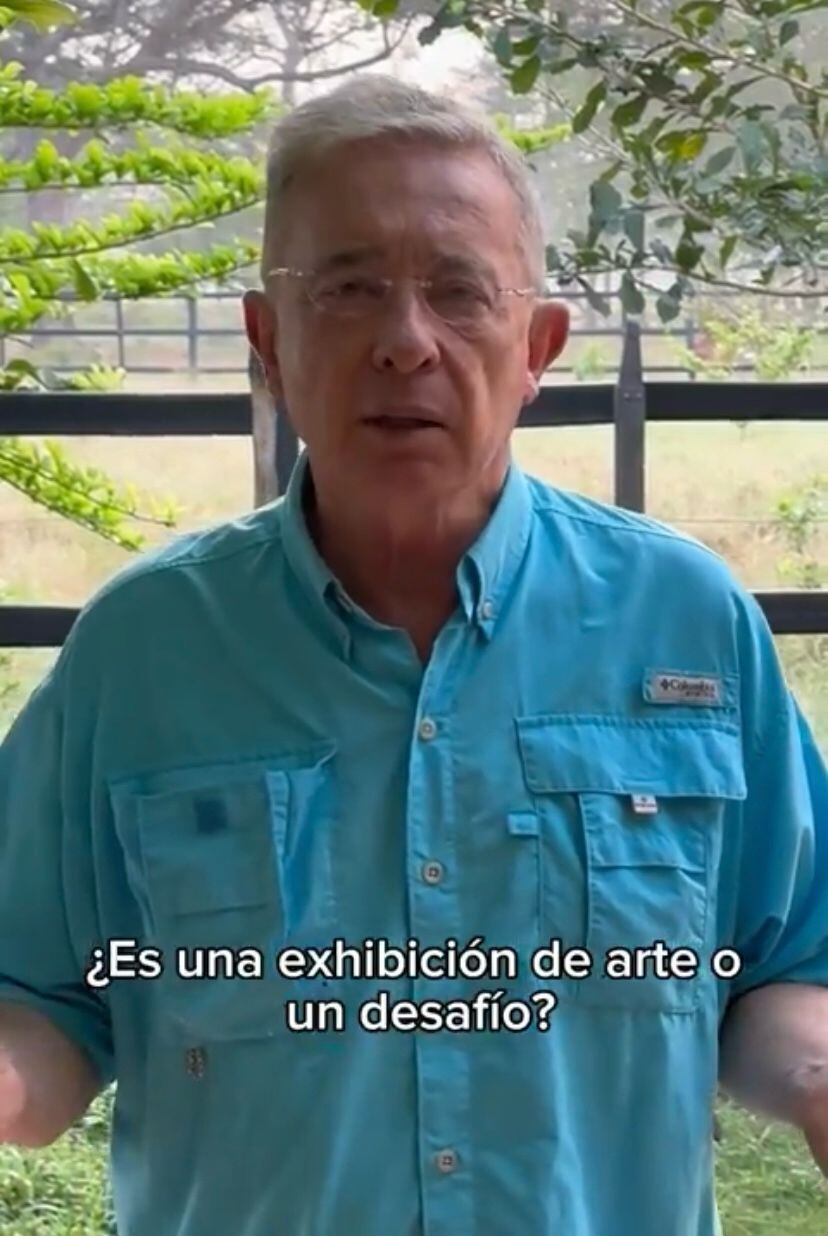 Foto: Captura video de X - Álvaro Uribe Vélez