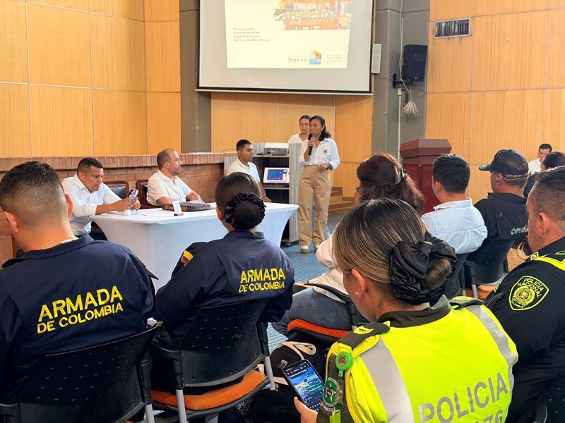 Sucre define acciones para reforzar seguridad turística