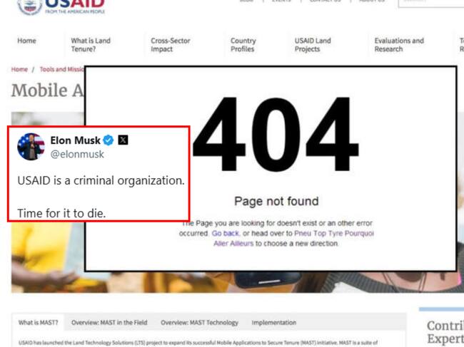 La página web de la Agencia de Estados Unidos para el Desarrollo Internacional dejó de funcionar en medio de la pausa en ayudas humanitarias y el señalamiento de Elon Musk calificando la agencia como una “organización criminal”.
(Foto: Captura de pantalla)