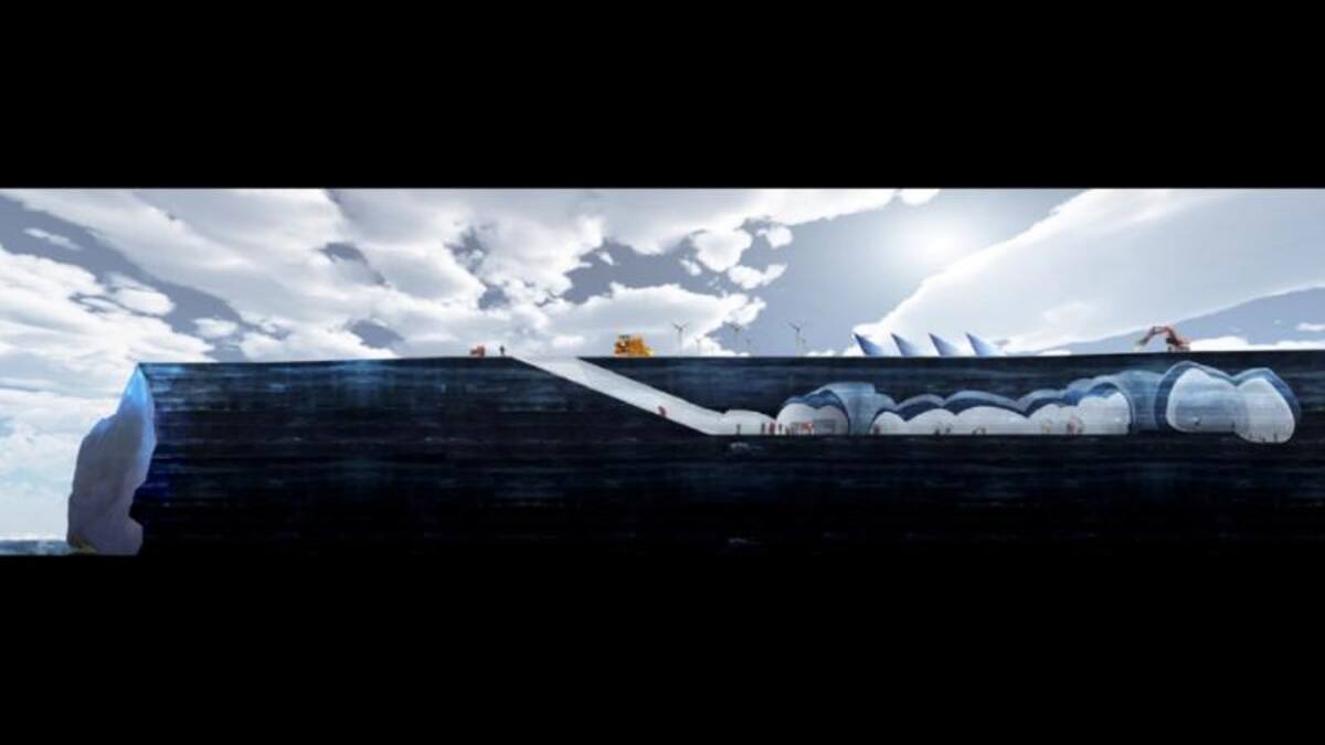 La base Iceberg Living Station es un diseño propuesto por David A. Garcia / MAP Architects (Dinamarca) para una futura estación hecha completamente de hielo. De esta forma se evitaría el traslado de materiales a la Antártica.