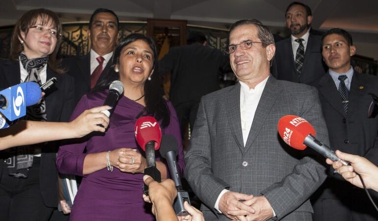 Canciller de Venezuela, Delcy Rodríguez.