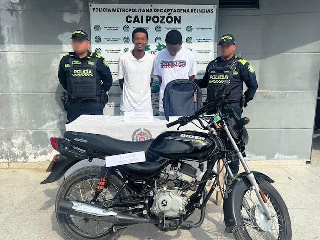En el Pozón, capturados ‘El Lagar’ y ‘el Coco’ por el hurto de un bolso y un celular