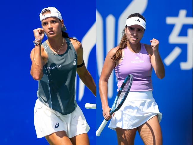 Emiliana Arango y Camila Osorio, las mejores tenistas del país / Getty Images.