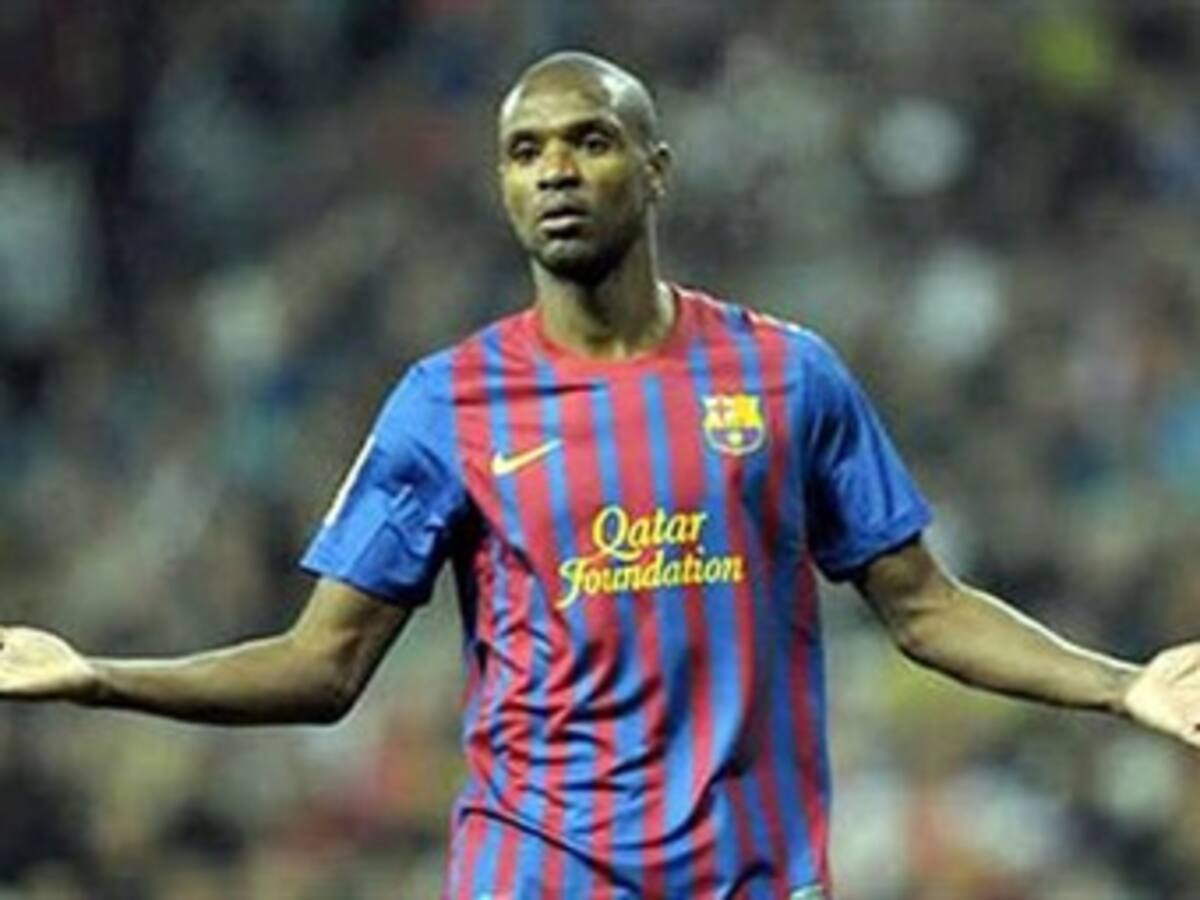Abidal fue convocado para el partido ante Celta de Vigo tras casi un año de inactividad