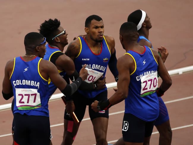¡Histórico! Colombia es cuarta del mundo en la prueba Relevos 4x400 metros