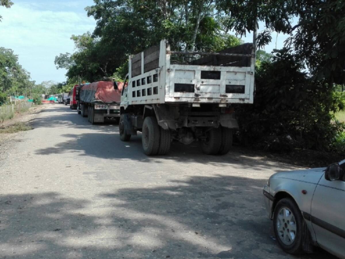 Transportadores piden avances en obras de la carretera entre Tibú y Cúcuta