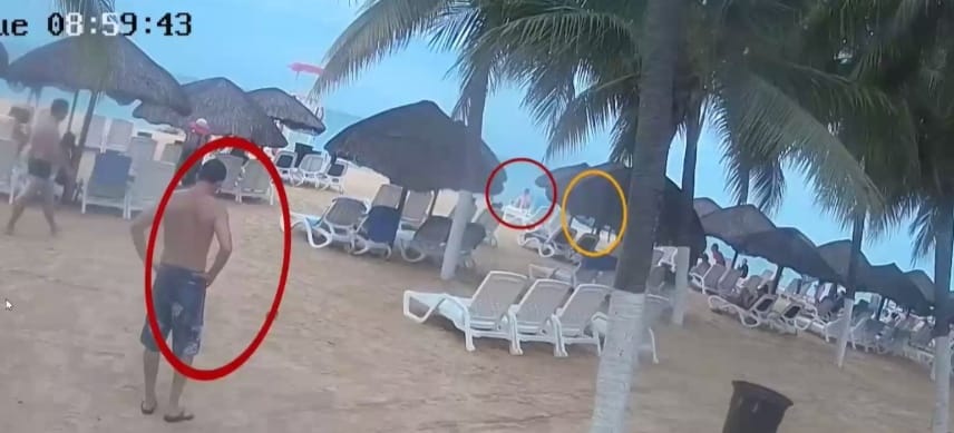 Captura de pantalla asesinato de Marcelo Pecci.