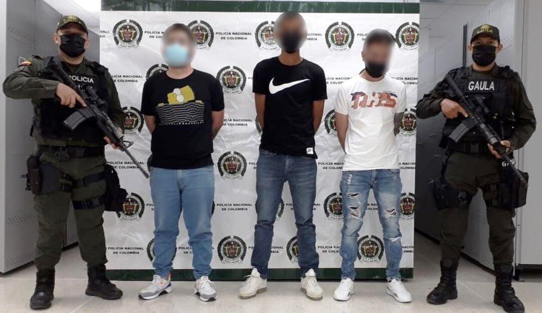 Los detenidos cuentan con un amplio prontuario criminal