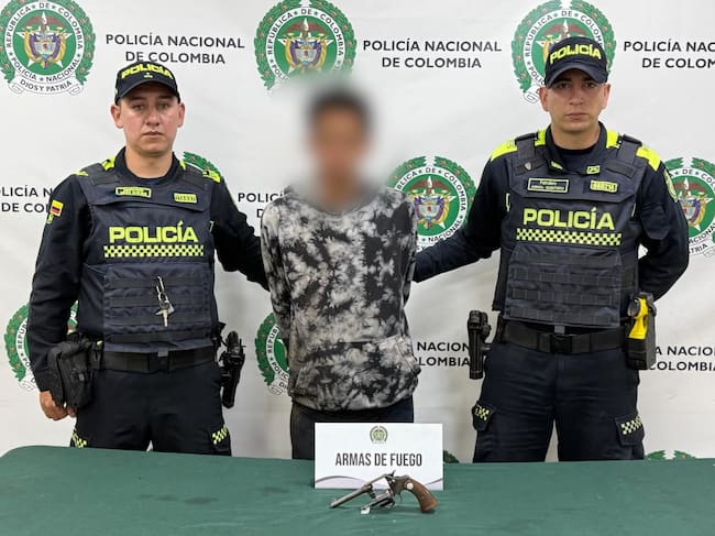 Cayó alias ‘Veneco’, reincidente ladrón de comercios en el sur de Bogotá. Foto: suministrada.