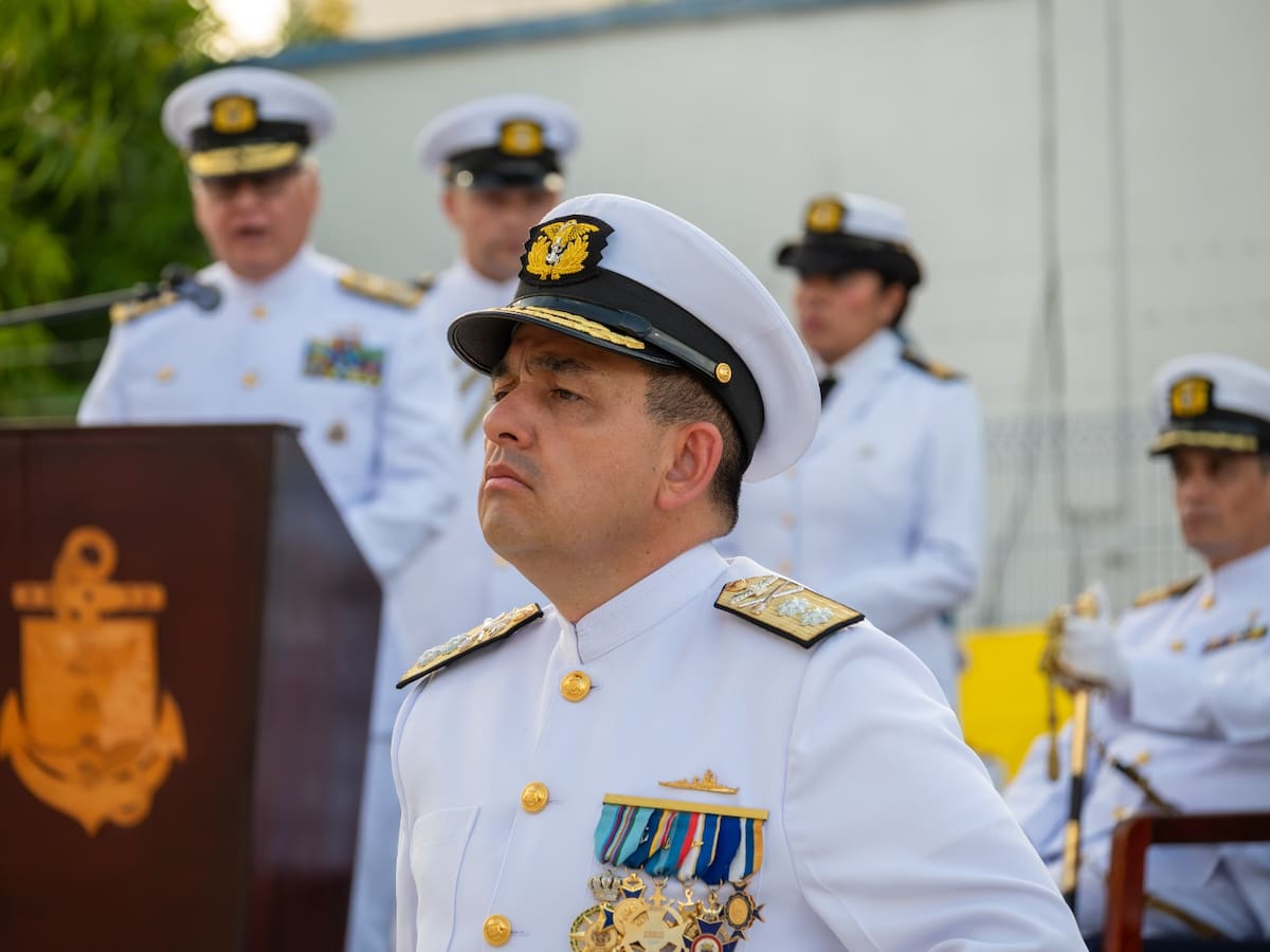 Juan Pablo Pinilla Acosta asume el comando de la Fuerza Naval del Caribe