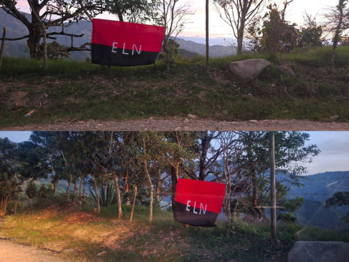 En Marmato, Caldas, aparecen banderas del ELN: autoridades descartan presencia de esa guerrilla