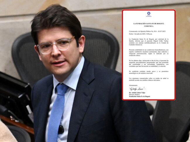 Parte médico de Miguel Uribe/ Getty Images