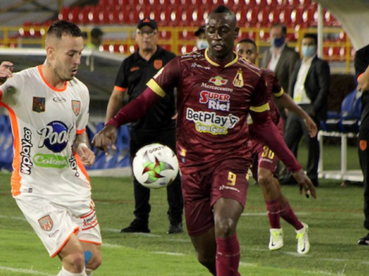 Tolima se acomoda en los ocho tras cortarle la racha a Envigado