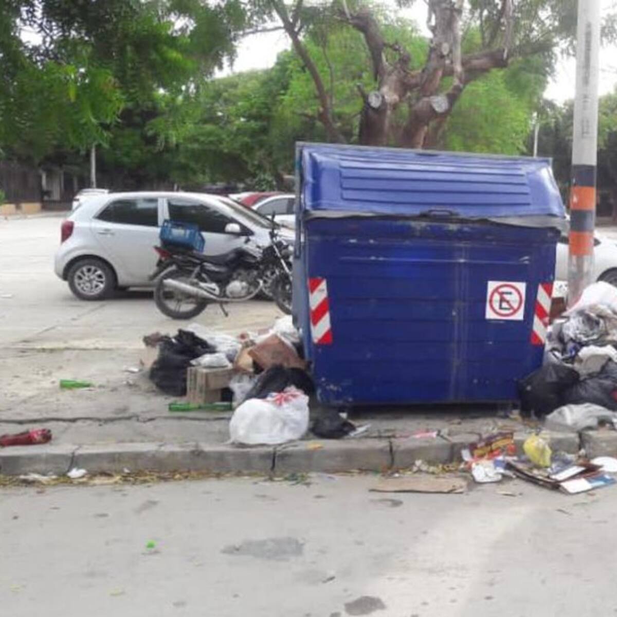 Calles de Santa Marta parecen botaderos de basura a cielo abierto