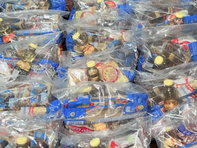 Ayudas recolectadas en Lectura del Bando en Santa Marta serán entregadas a damnificados por lluvias/ Alcaldía de Santa Marta.