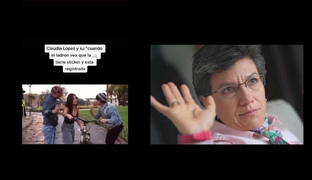 La alcaldesa de Bogotá quiere promover el uso de la bicicleta en la ciudad, en vez del carro. 