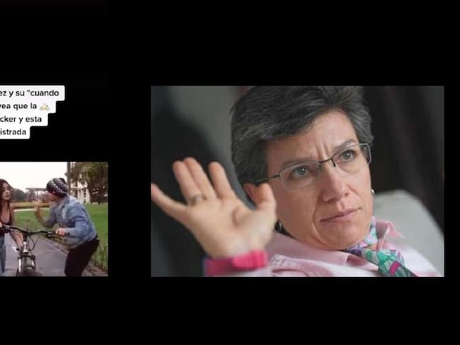 La alcaldesa de Bogotá quiere promover el uso de la bicicleta en la ciudad, en vez del carro.